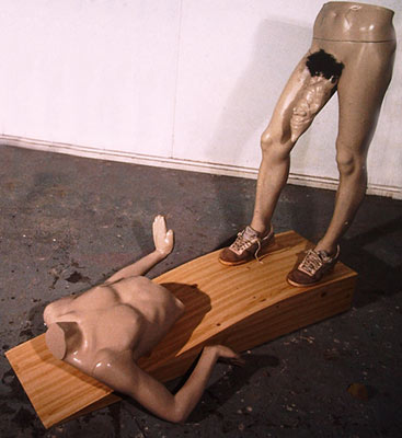 Dwarfism 1994, figerglass, wood, plastic