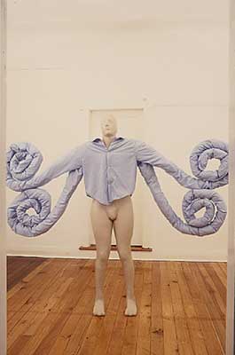 Stretch It Armstrong,1994 fiberglass,steel, material